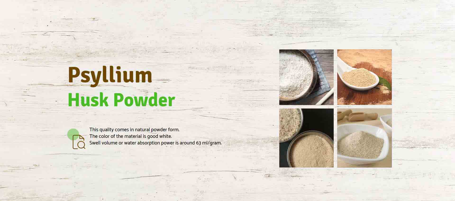 Psyllium Husk Powder Manufacturers in Belgium